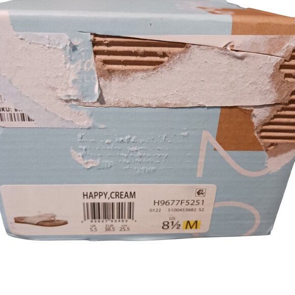 NEW Life Stride Womens Happy Slip-On Cork Thong Sandals Off-White/Cream Size 8.5 - Picture 12 of 12